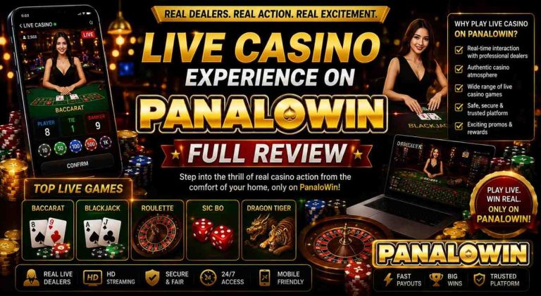 Live Casino Experience on PanaloWin – Full Review