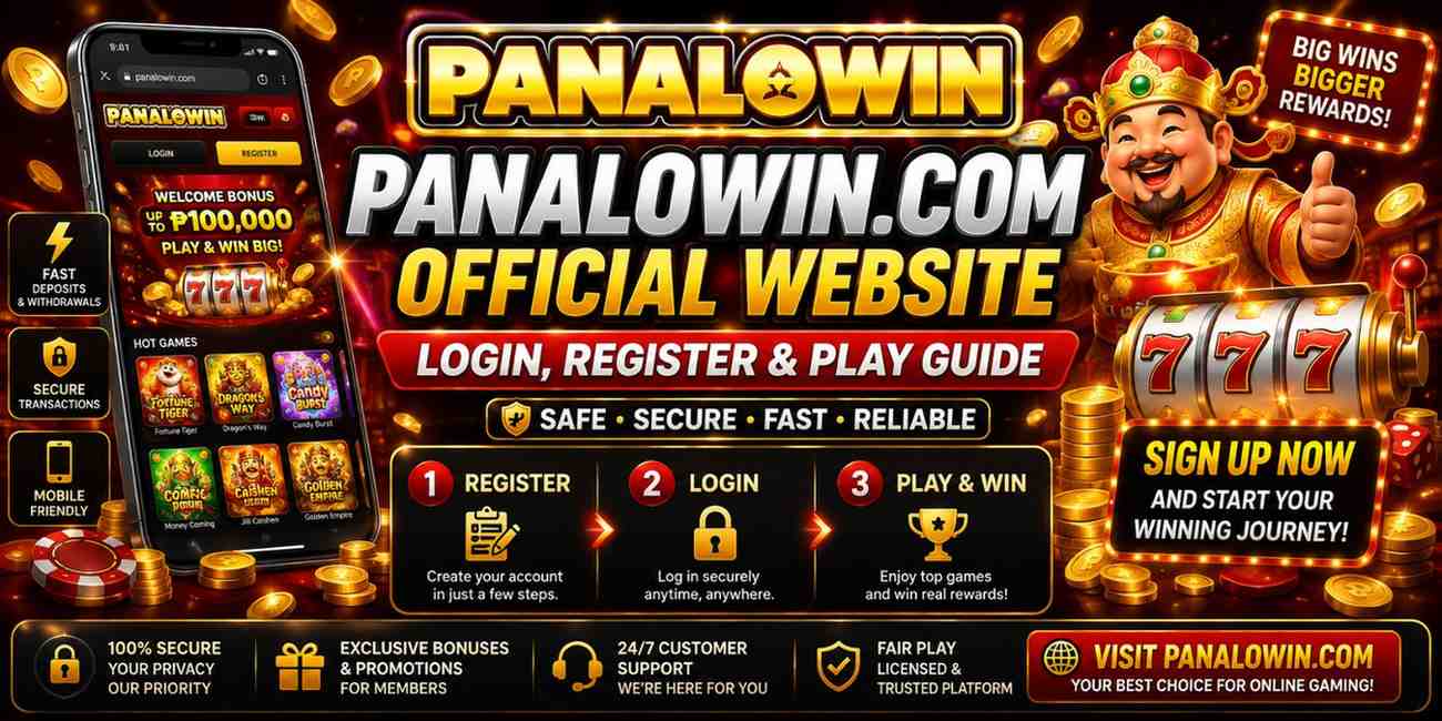 Panalowin.com Official Website – Login, Register & Play Guide